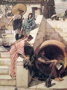 John William Waterhouse Diogenes painting